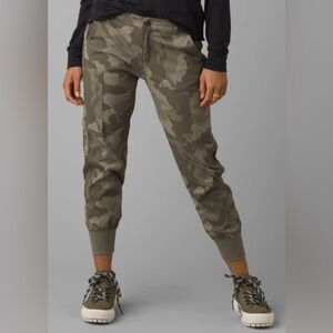Prana Olive Camo Jogger Pants